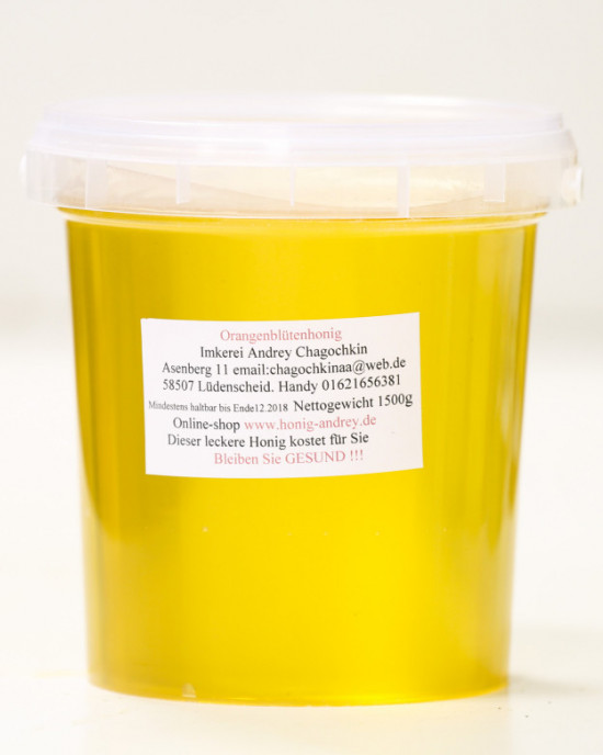 Orangenblütenhonig 500g