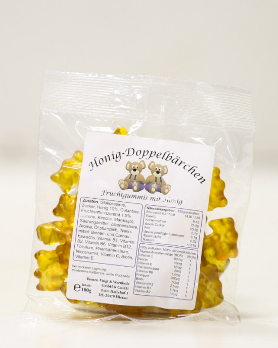 Honig-Doppelbärchen , 100g